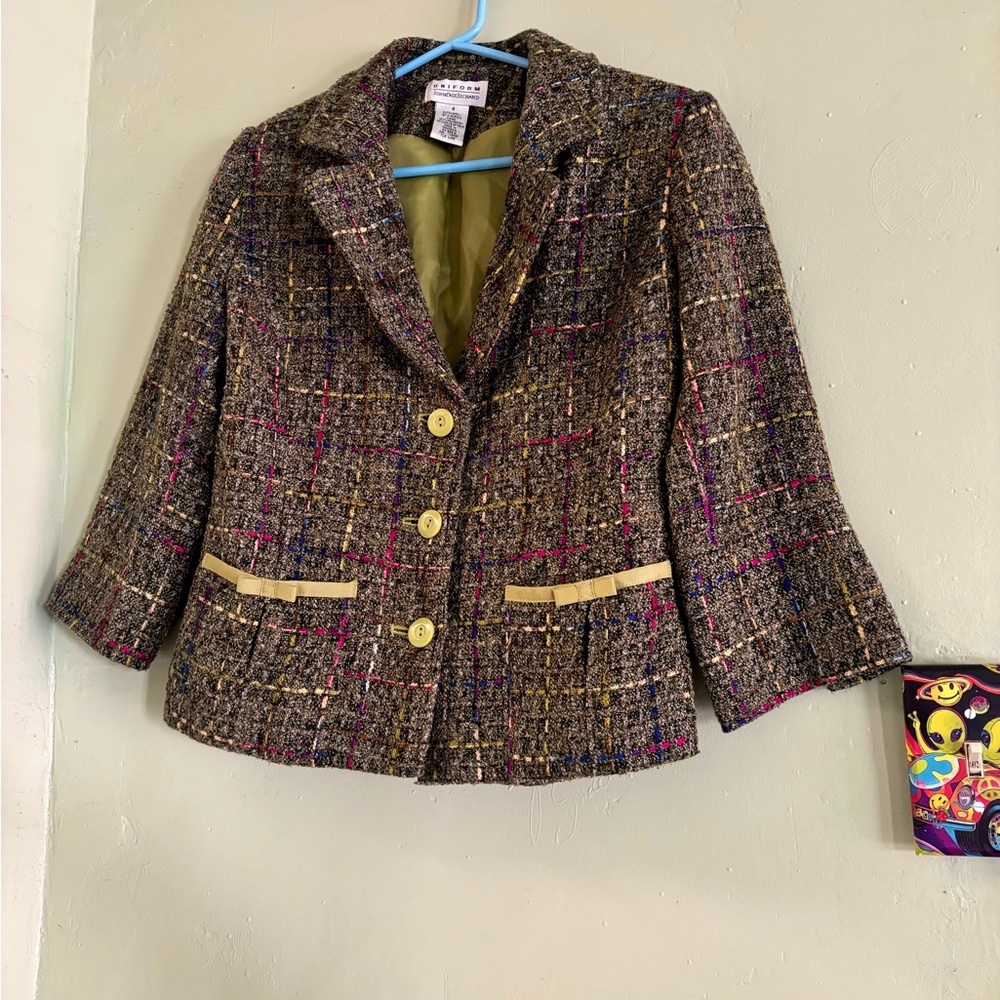 Women's Multicolor Tweed Jacket